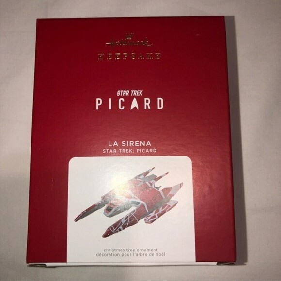 Hallmark Keepsake La Sirena Star Trek Picard Ornament - Picture 2 of 4